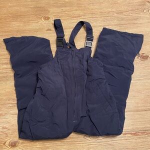 Lands' End Navy snow bibs snow suit snow pants